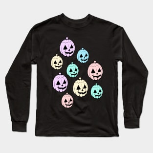 Pastel Pumpkins Long Sleeve T-Shirt